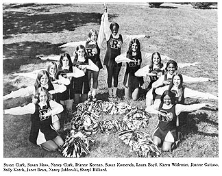 Rutherford High School 1973 Varsity Cheerleaders