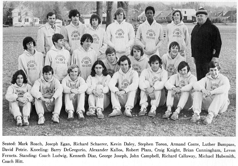 Rutherford High School 1973 Winter Track Team